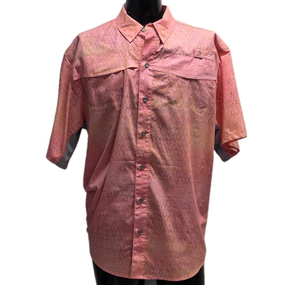 Reel Legends Performance Outfitters Mariner II Short Sleeve Shirt L Vented